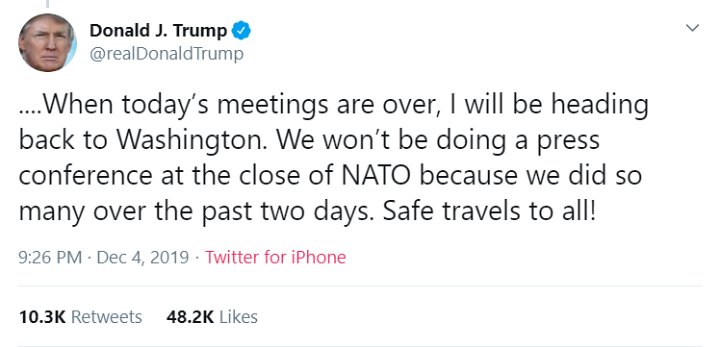 Trump Ngambek