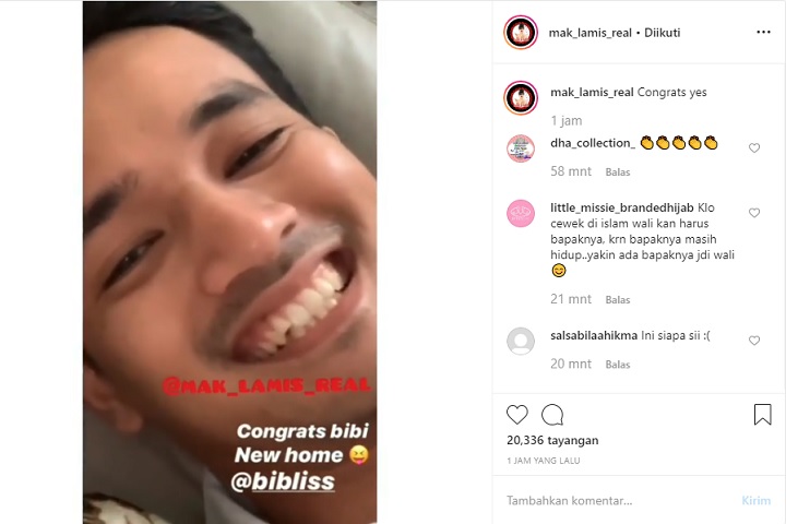 InstaStory Bibi Ardiansyah