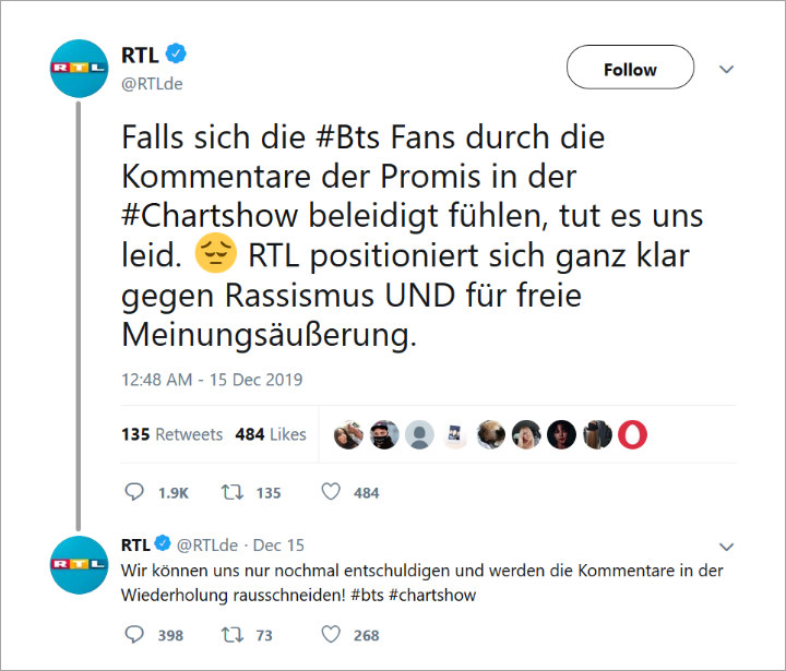 BTS Dihina TV Jerman