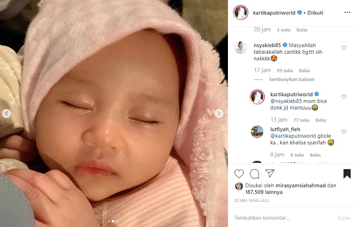 Komentar dan Balasan Nabila Syakieb serta Kartika Putri