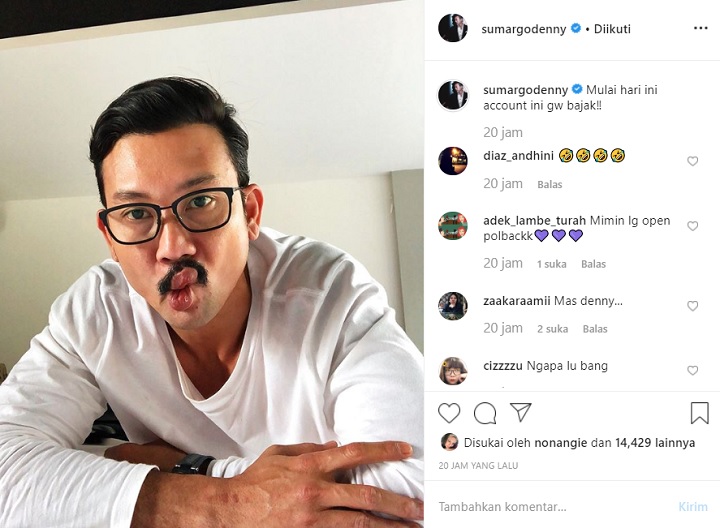 Postingan Denny Sumargo