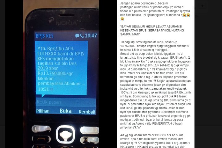 Tunggakan BPJS Kesehatan