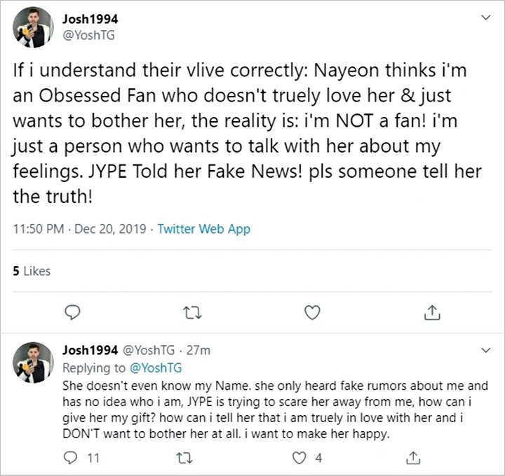 Stalker Halu Ogah Disamakan dengan Sasaeng, Ngotot Cinta Mati dan Ingin Bahagiakan Nayeon