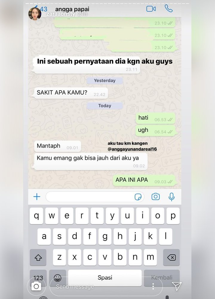 Zara dan Angga