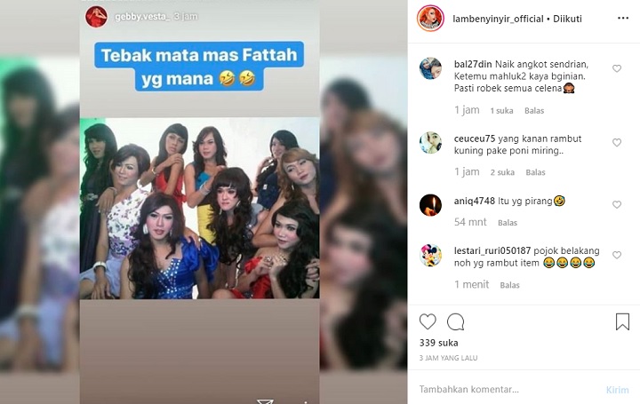 InstaStory Gebby Vesta