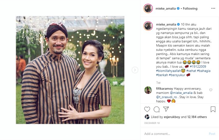 Mieke Amalia Curhat Kehidupan Pernikahannya