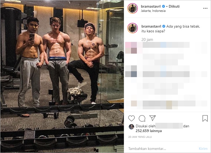 Atta Halilintar dan Verrell Bramasta Adu Perut kotak kotak di Gym Bareng Riza Syah