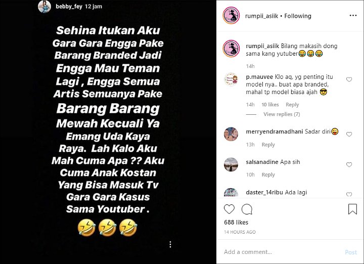 Bebby Fey Tak Bisa Beli Barang Branded, Ngaku Terkenal Gara-Gara Skandal Dengan Atta Halilintar