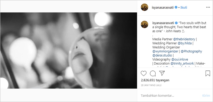 Video Lamaran Isyana Sarasvati Ditonton 2,7 Juta Kali di Instagram, Pidato Sang Pacar Bikin Meleleh