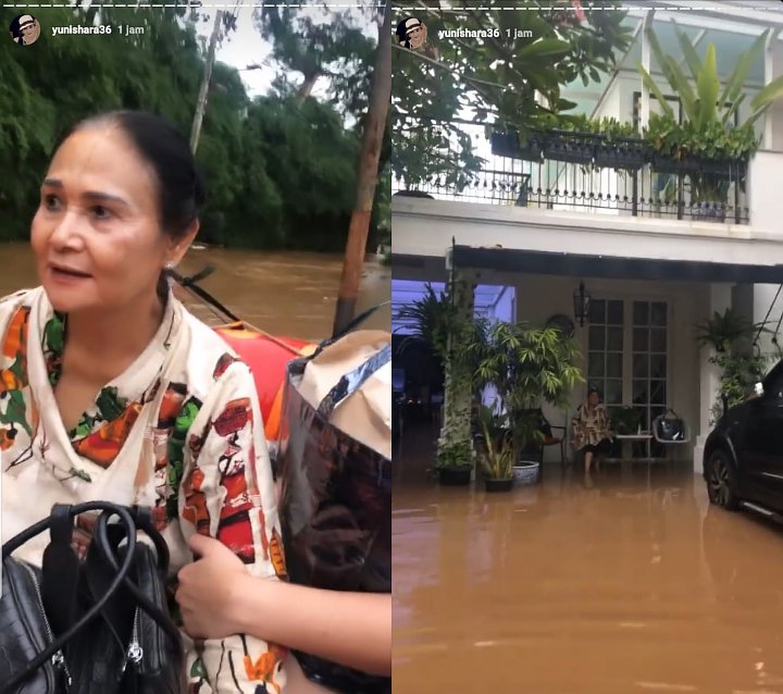 Ibu Yuni Shara Diungsikan