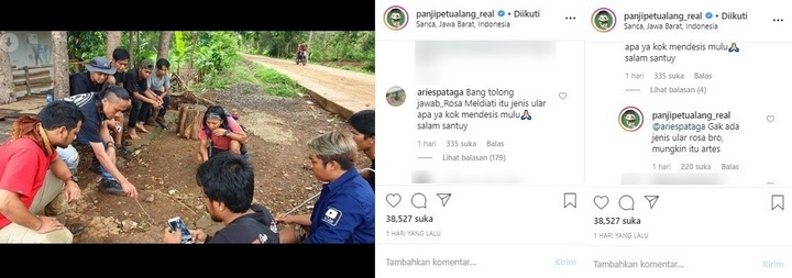 Panji Petualang Ditanya Soal \'ULar\' Rosa Meldianti