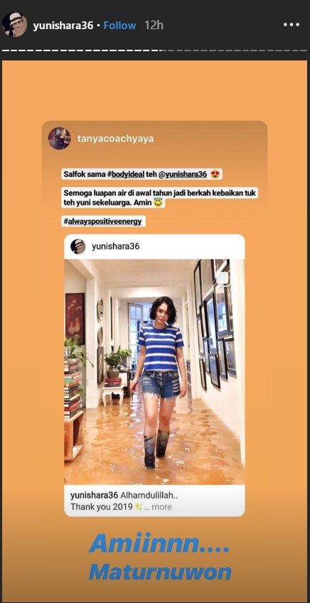 Yuni Shara Beri Tanggapan Ini Usai Tahu Potret OOTD Saat Banjir Jadi Trending