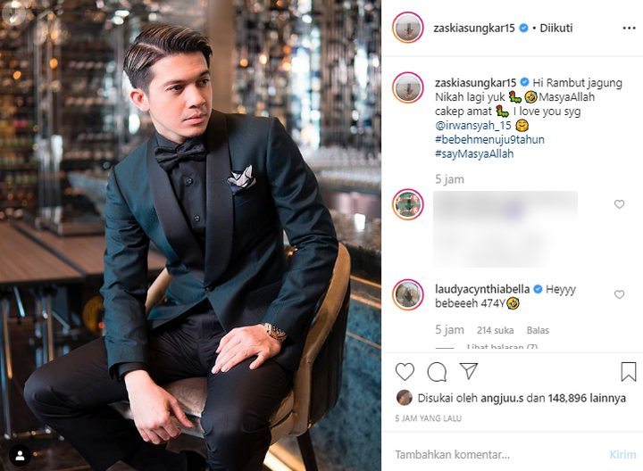 Zaskia Sungkar Ingin Nikah Lagi, Reaksi Irwansyah