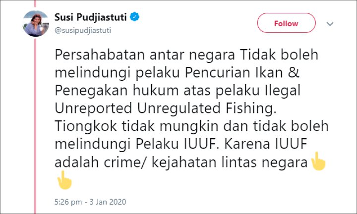 Pesan Adem Susi