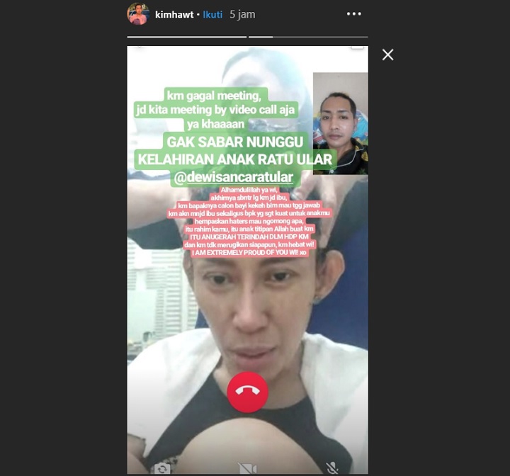 InstaStory Teman Dewi Sanca