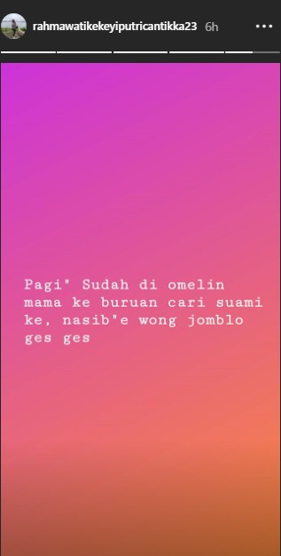 Rahmawati Kekeyi Lakukan Hal Ini Saat Kesal Didesak Mamanya Untuk Segera Cari Suami