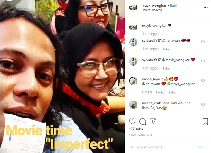 Ria irawan Nonton \'Imperfect\'