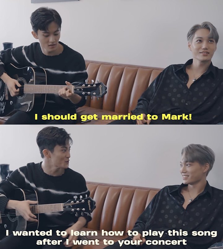 Alasan Romantis Kai EXO Ingin Nikahi Mark NCT
