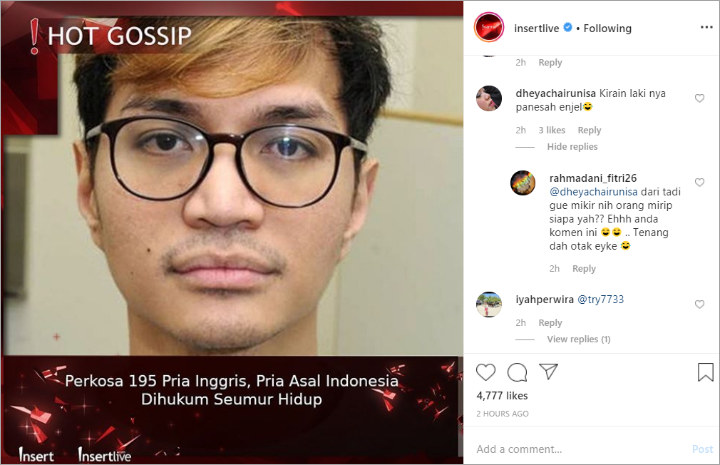 Wajah Reynhard Sinaga