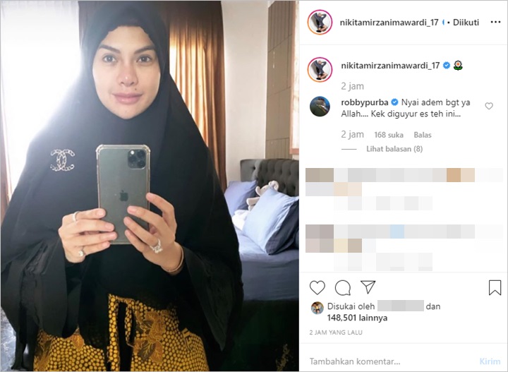 Nikita Mirzani Dipuji Robby Purba