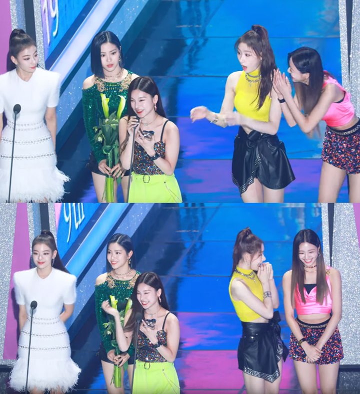 Gaon 2020: Yeji Salah Sebut Nama Ajang Award Saat Pidato, Begini Ekspresi Kaget Member ITZY