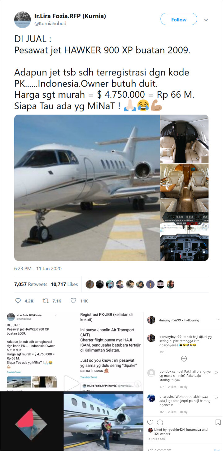 Iklan Jet Pribadi