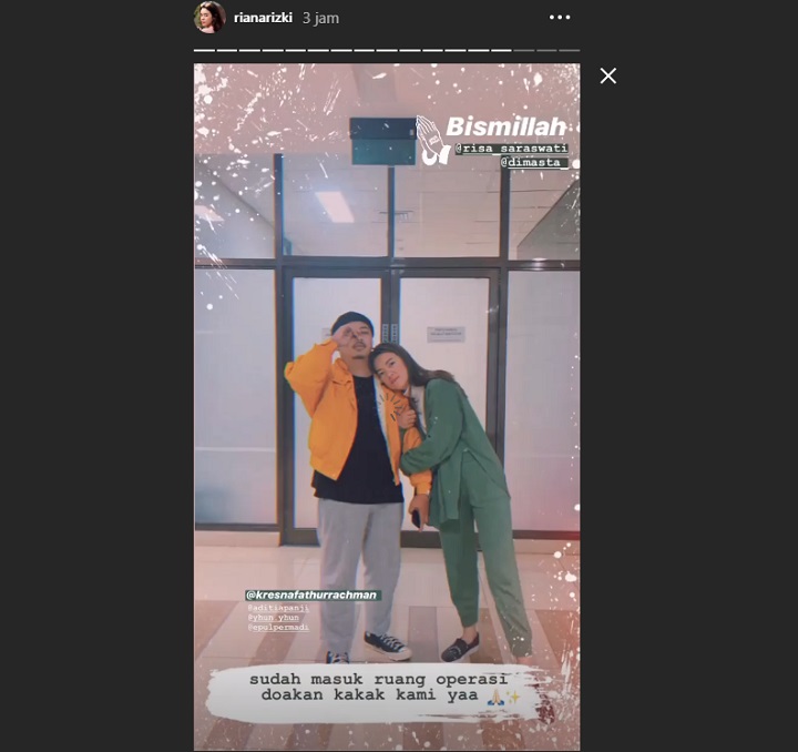 Riri Minta Doa Sebelum Risa Saraswati Melahirkan