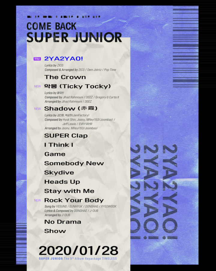 Super Junior Ungkap Tracklist Album Comeback \'TIMELESS\', Ada Lagu Yang Ditulis Zico