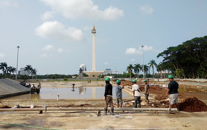 Begini Nasib Proyek Revitalisasi Monas Setelah Dihentikan Untuk Sementara