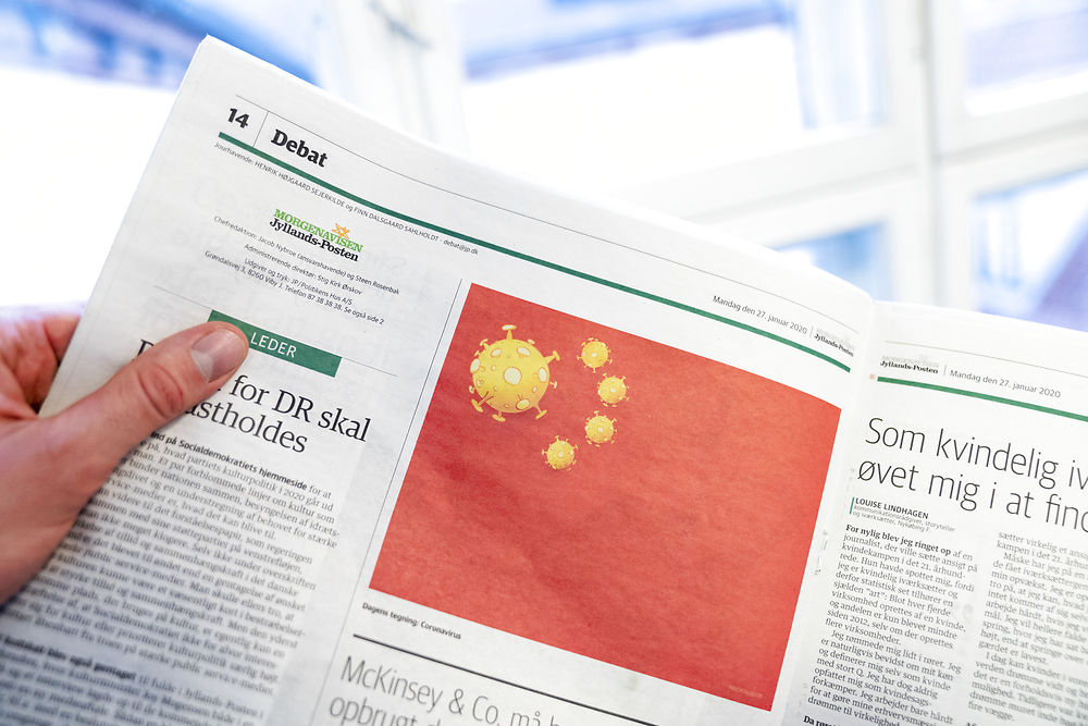Media Denmark Ubah Bintang Bendera China Jadi Virus, Dubes Tiongkok Tuntut Permintaan Maaf