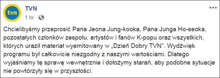 \'Dzień Dobry TVN\' Minta Maaf Soal Kontroversi Dianggap Hina Jungkook dan J-Hope BTS