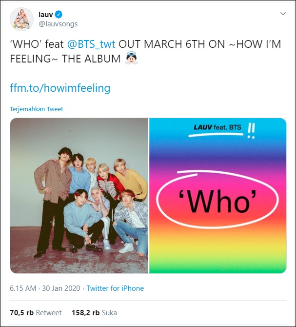  Lauv Dan BTS Akhirnya Ungkap Judul Lagu Kolaborasi, Catat Tanggal Rilisnya!