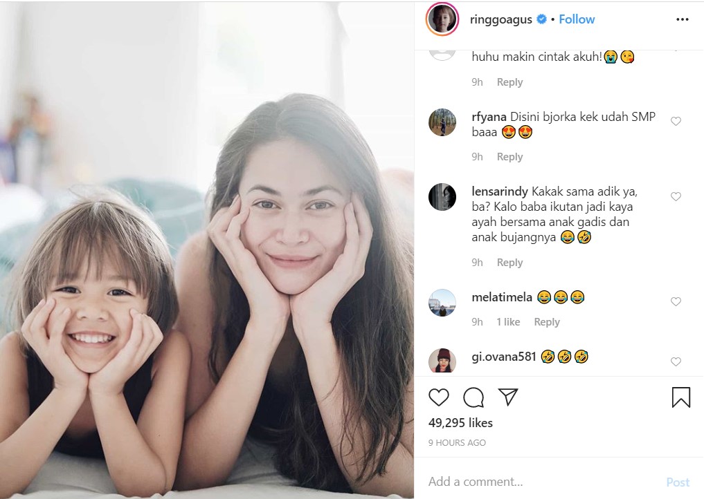 Ringgo Agus Rahman Ungkap Alasan Sang Buah Hati Enggan Dicium Mamanya