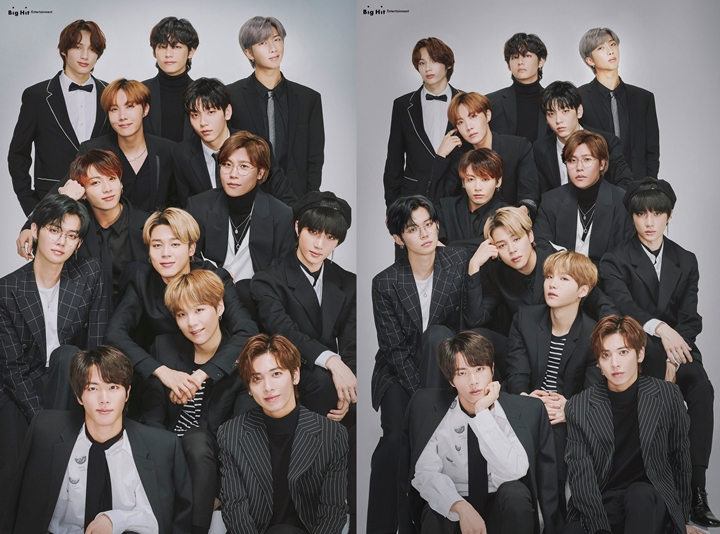 BTS Hingga TXT Foto Keluarga Big Hit 3