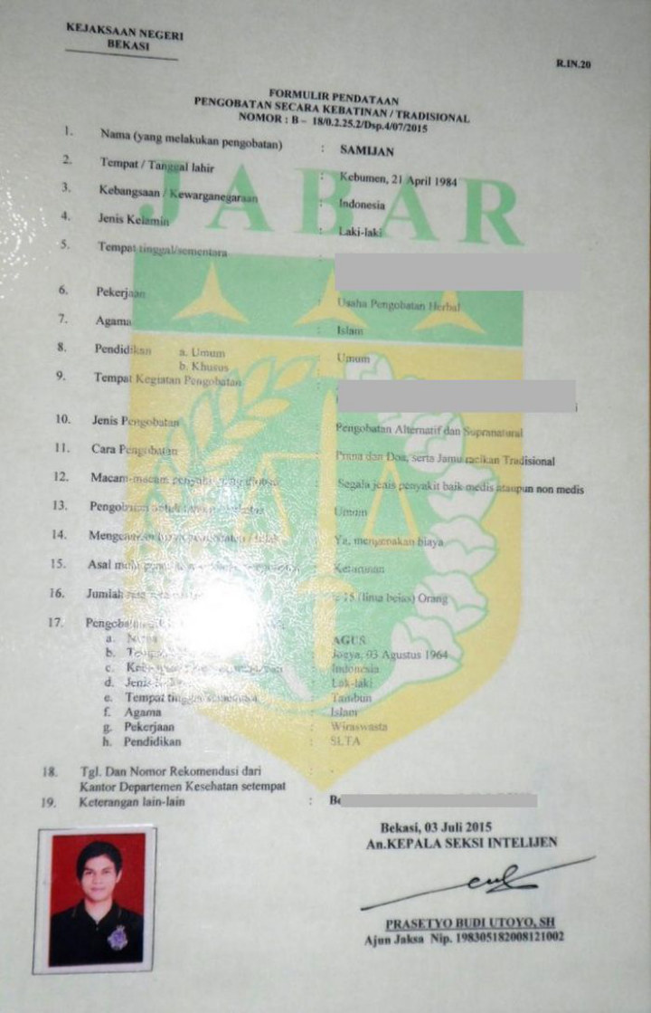 Sertifikat Mbah Mijan