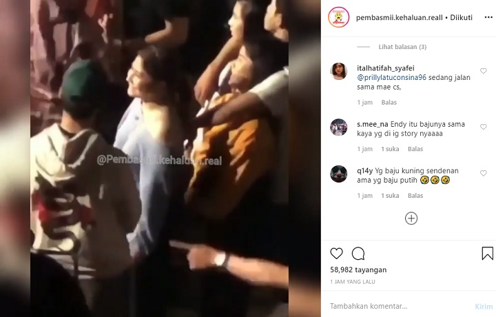 Prilly Latuconsina dan Endy Arfian Nonton Konser Bareng?