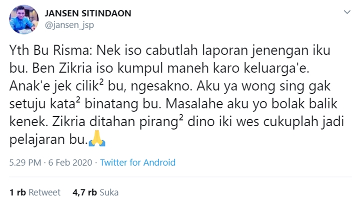 Walkot Risma Ogah \'Bebaskan\' Penghinanya, Ketua DPP Demokrat Sigap Pasang Badan