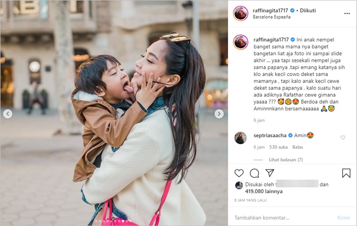 Raffi Ahmad dan Nagita Serta Rafathar