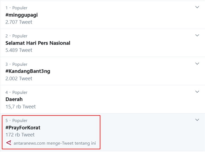 Tentara Thailand Tembak Massal Warga Sipil, Tagar #PrayForKorat Trending Topic