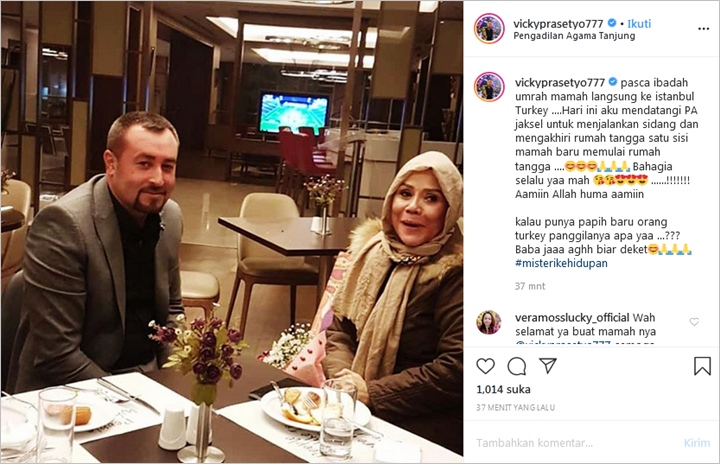 Ibunda Vicky Prasetyo Nikah Lagi