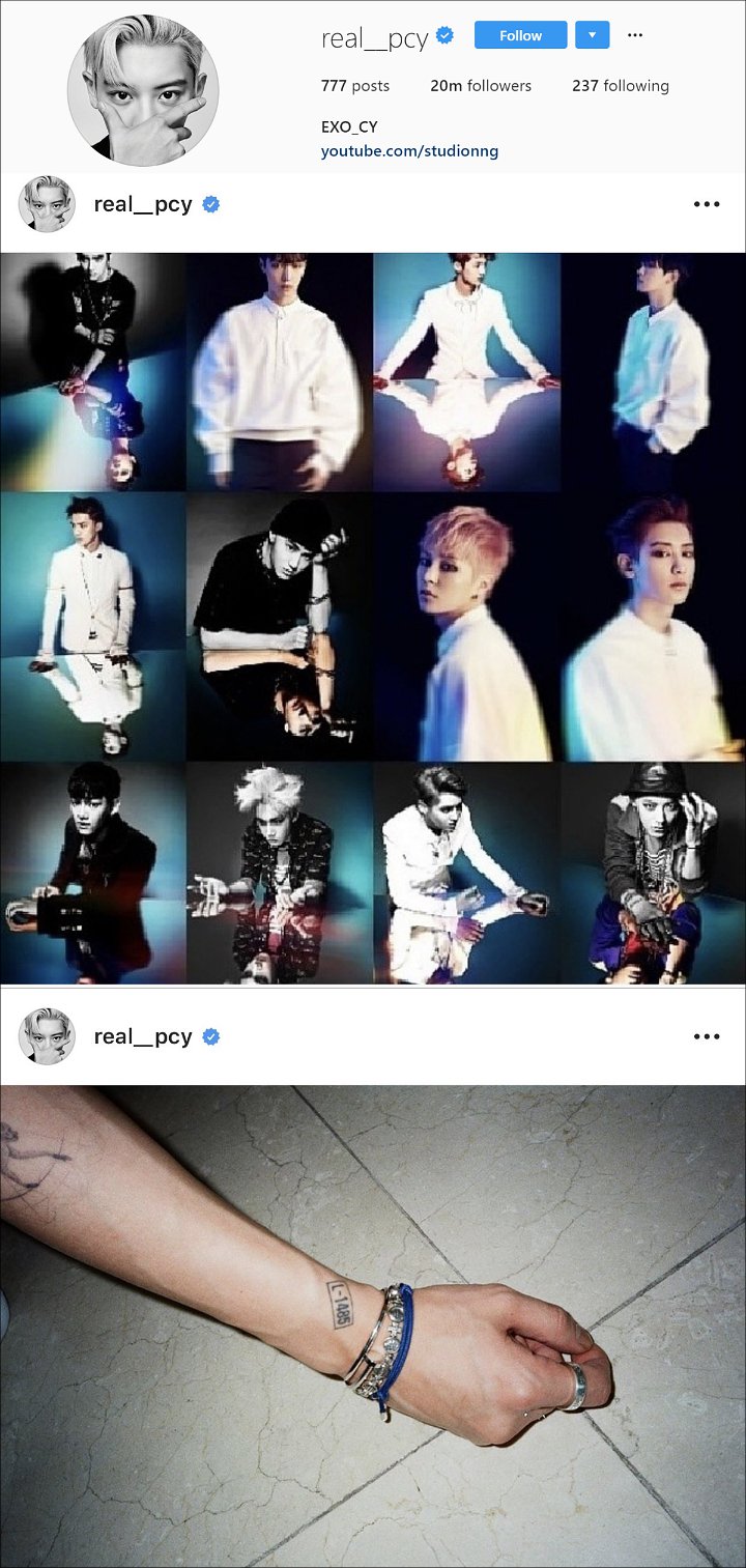 Chanyeol EXO Jadi Idol Cowok Pertama yang Raih 20 Juta Followers, Postingan Terlawas dan Terbaru Dis