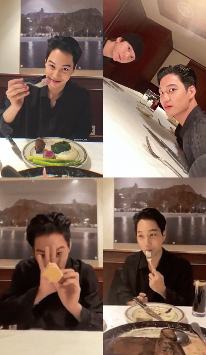 Kocaknya Kai EXO Berlagak Jadi Vlogger Saat Makan Malam Selama Siaran Live