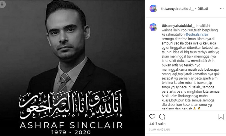 Ramalan Nyai Kidul Soal Kematian Artis