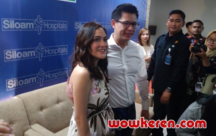 Preskon Lahiran Shandy Aulia di Rumah Sakit Siolam TB Simatupang
