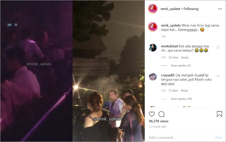 Kriss Hatta Kepergok Dugem Bareng Cewek, Status Mualaf Dipertanyakan