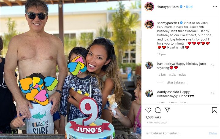 Virus Corona Merajalela Di Tiongkok, Suami Shanty Paredes Tetap Ke Indonesia Demi Ultah Sang Anak