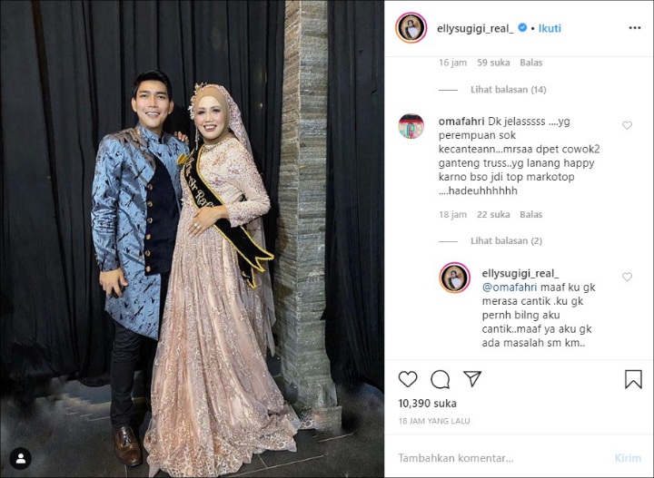 Biasa Dibully, Kini Elly Sugigi Malah Dibela Mati-Matian Oleh Warganet