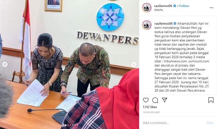 Krisdayanti dan Raul Lemos Akhirnya Lega, Media yang Menyebar Isu Cerai Dapat Sanksi dari Dewan Pers