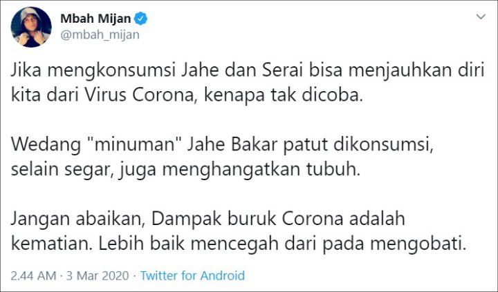 Petuah Mbah Mijan