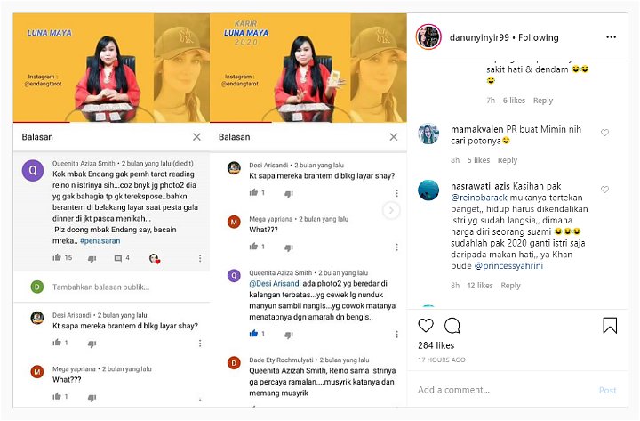 Isu Syahrini-Reino